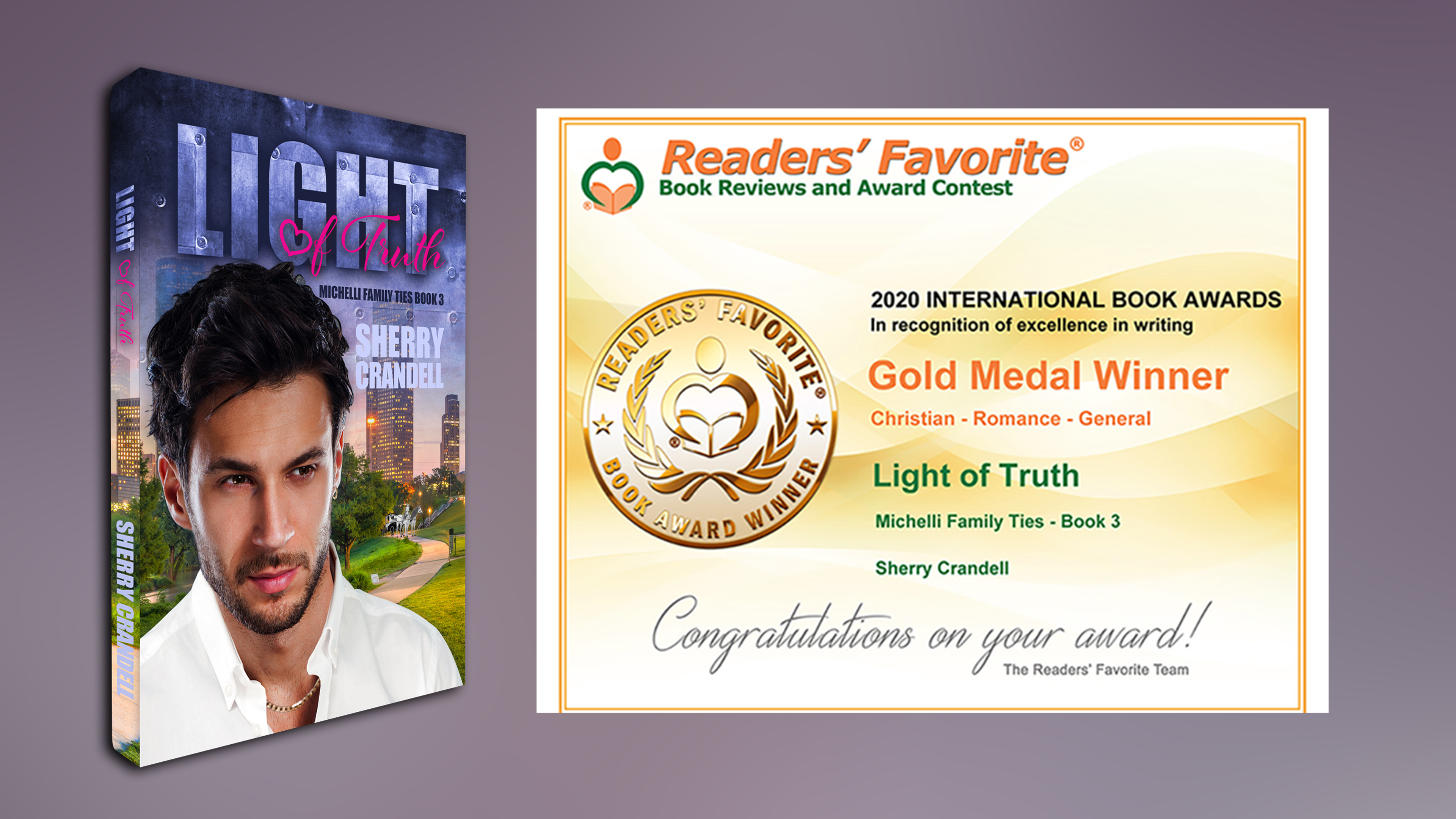 Reader's Review Favorite Gold Award Certificate